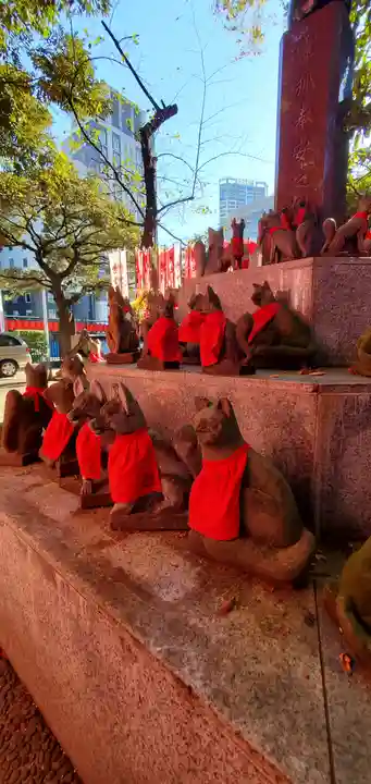 豊川稲荷東京別院の狛犬