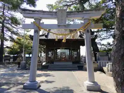 八百富神社の鳥居