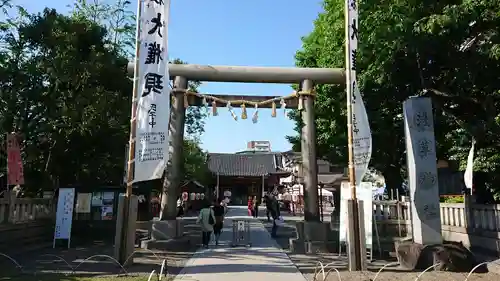 浅草神社の鳥居