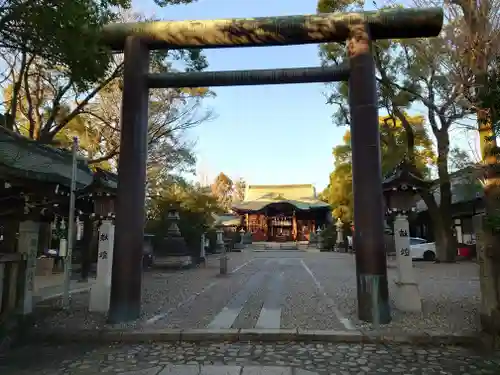 溝旗神社（肇國神社）の鳥居