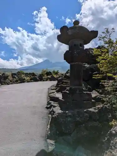 寛永寺別院浅間山観音堂 奥の院「炎観音」の景色