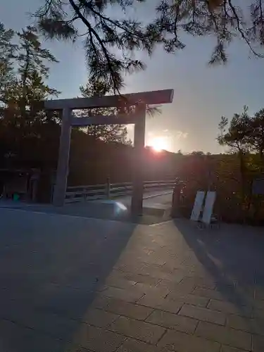 伊勢神宮内宮（皇大神宮）の鳥居