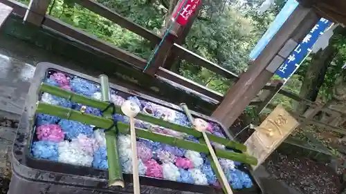 唐澤山神社の手水舎