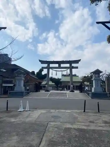 生國魂神社の鳥居