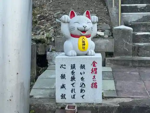 鹿角八坂神社の像