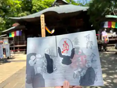 クリアケースに入れると神鏡に角大という仕掛け☺️