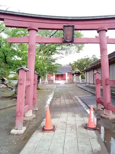 古尾谷八幡神社の鳥居