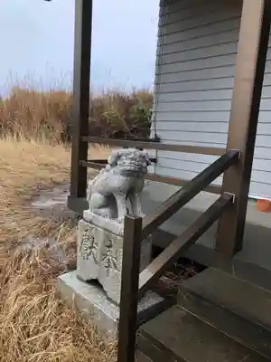 厚田八幡神社の狛犬