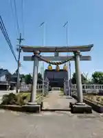 村社江尻神社の鳥居