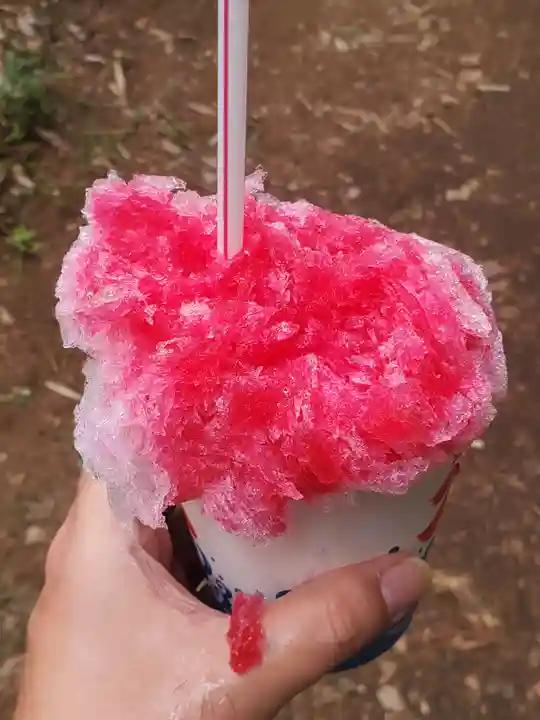 男浅間神社の食事