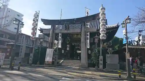 櫛田神社の鳥居