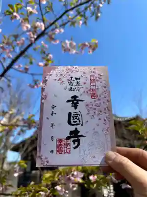 幸國寺
桜御朱印