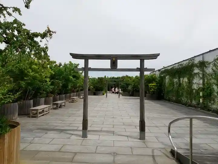 鉄道神社の鳥居