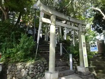 多摩川浅間神社の鳥居