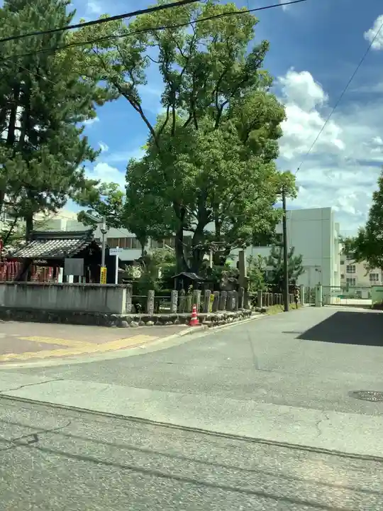 稲荷社(道徳稲荷神社)の周辺