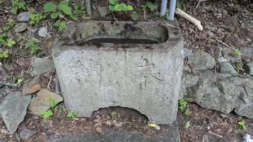 住三吉神社の手水