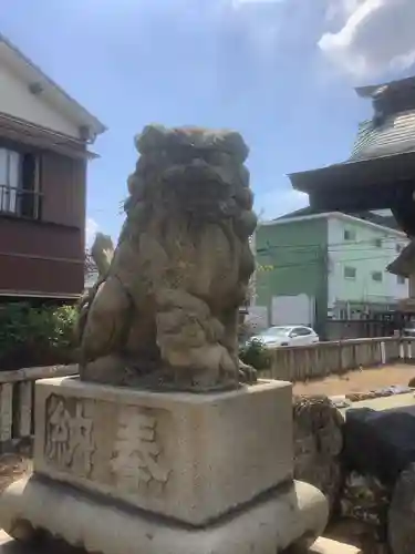 熊野社（新生）の狛犬