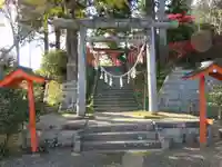 篠葉沢稲荷神社の鳥居