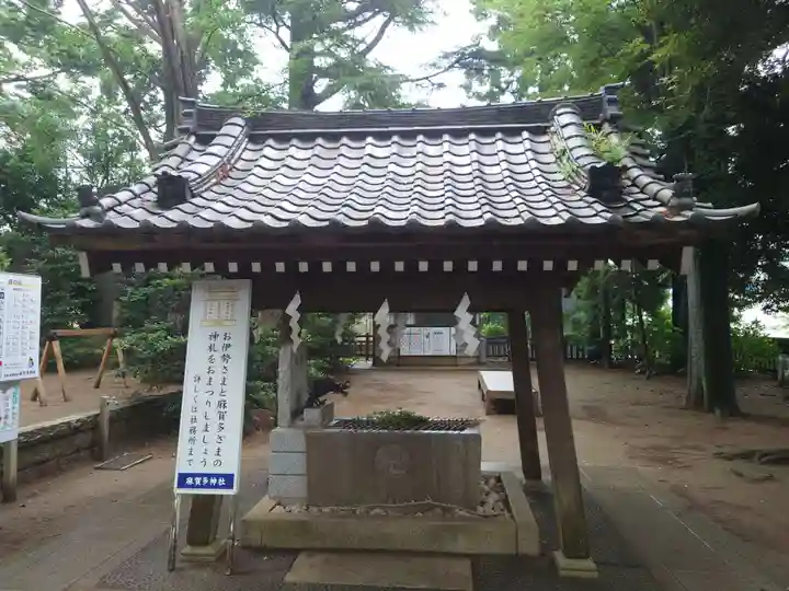 麻賀多神社の手水舎