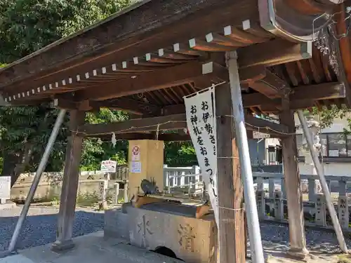 白山神社（二子町）の手水舎