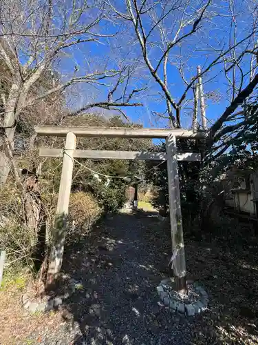 咳嗽神社の鳥居