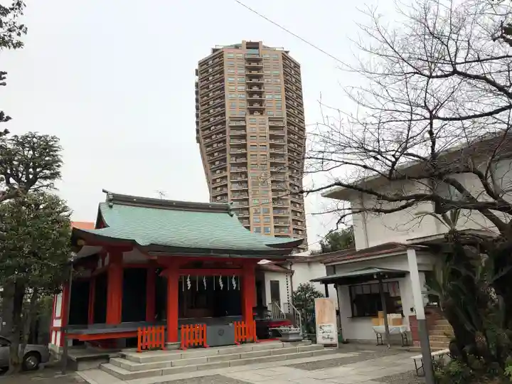 麻布氷川神社の本殿・本堂