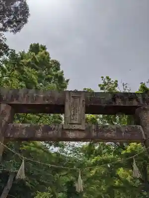 早瀧比咩神社の鳥居