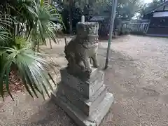 鏡作伊多神社の狛犬