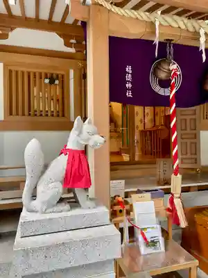 福徳神社（芽吹稲荷）の狛犬