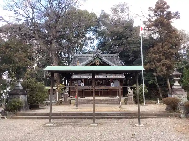 蝮ヶ池八幡宮の本殿・本堂
