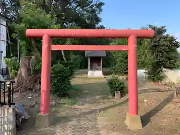 神社(名称不明)の鳥居
