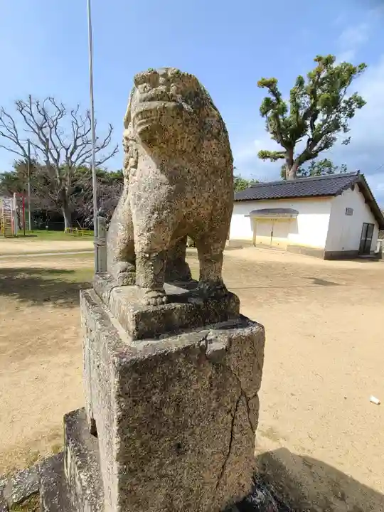 梶返天満宮の狛犬
