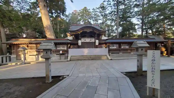 田村神社の本殿・本堂