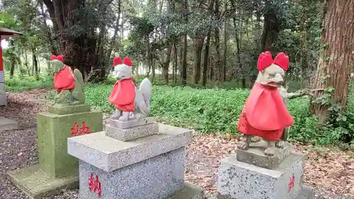 息栖神社の狛犬