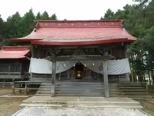 網走神社の本殿