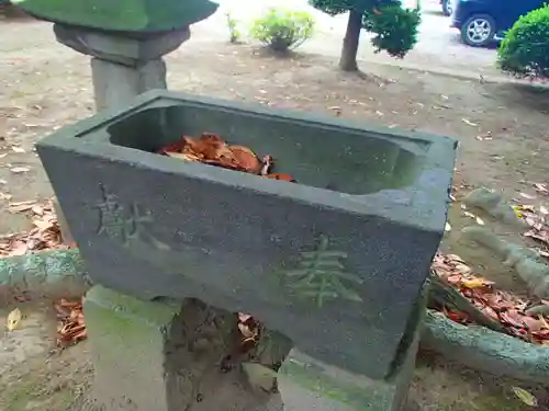 道庭香取神社の手水