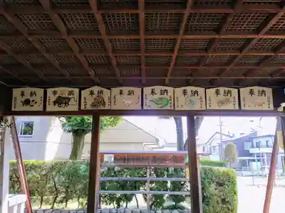 八劔社(石仏)の絵馬