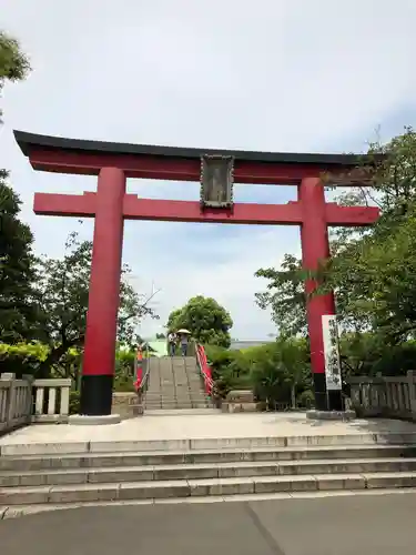 亀戸天神社の鳥居