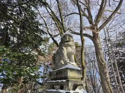 東神楽神社の狛犬