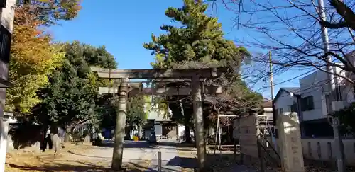 下総府中六所神社の鳥居