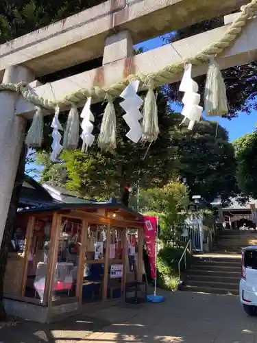 太子堂八幡神社の鳥居