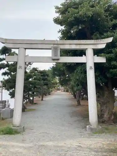 琵琶島神社の鳥居