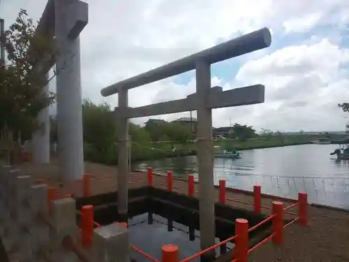 息栖神社の鳥居