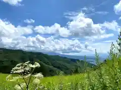 単車神社の景色