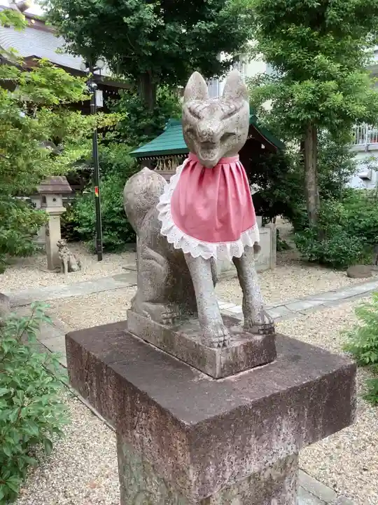 三輪神社の狛犬