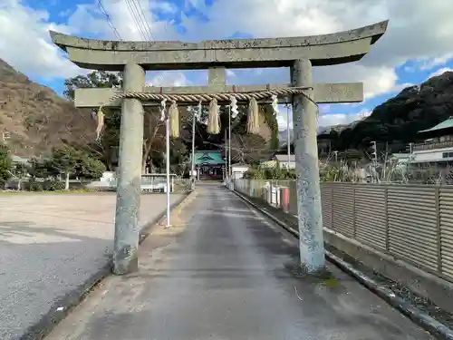 部田神社の鳥居