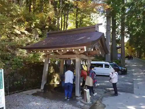 戸隠神社中社の手水舎