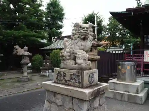 子安八幡神社(北糀谷)の狛犬