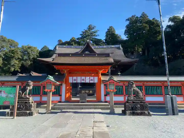 高良大社の本殿・本堂