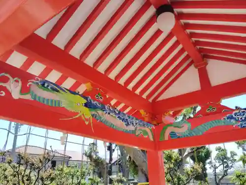 綱敷天満宮の手水舎
